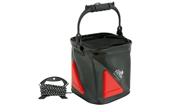 Biztonságos vásárlás CARP EXPERT 22X22CM FEKETE+PIROS VÖDÖR