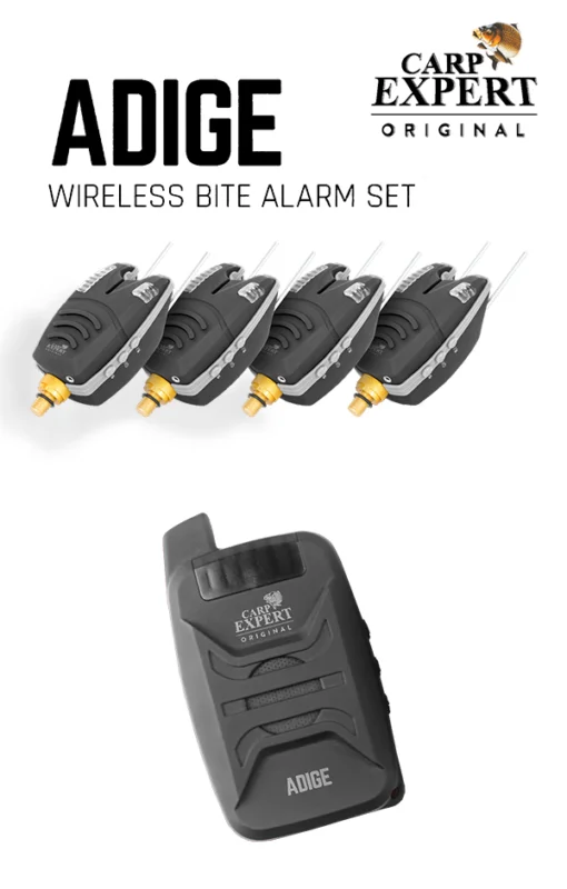 Végkiárusítás CARP EXPERT ADIGE 1+2 ELEKTROMOS KAPÁSJELZŐ SZETT