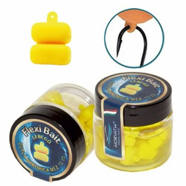 HORVÁTH (KT0067) FLEXI BAIT DUPLA KUKORCA FOKHAGYMA 10DB-OS GUMIKUKORICA Akciós ár