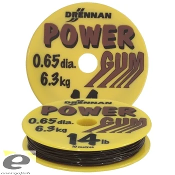 Biztonságos fizetés DRENNAN POWER GUM 0,65MM 14LB BARNA