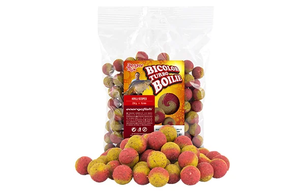 Alacsony ár BENZAR TURBO BICOLOR BOILIE RÁK-EPER 250G 16MM HOROG BOJLI