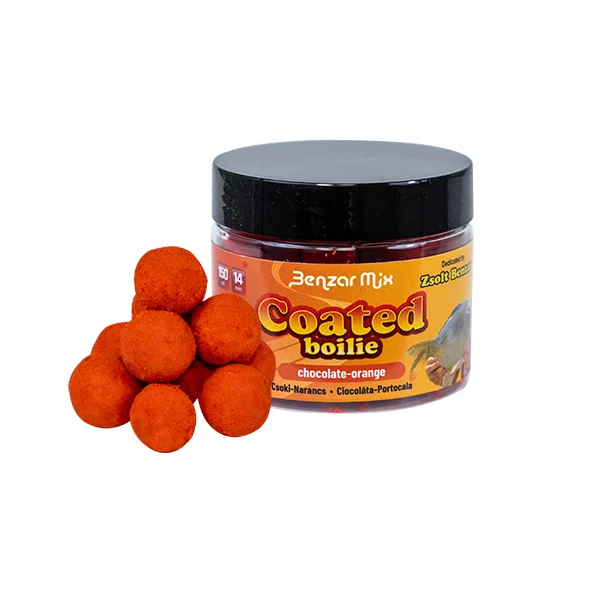 BENZÁR COATED BOILIE 14MM CSOKI-NARANCS 150ml NARANCS HOROG BOJLI Rendeld meg most