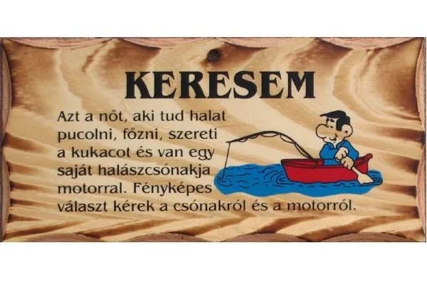 Kedvezményes ár FATÁBLA ‘KERESEM‘