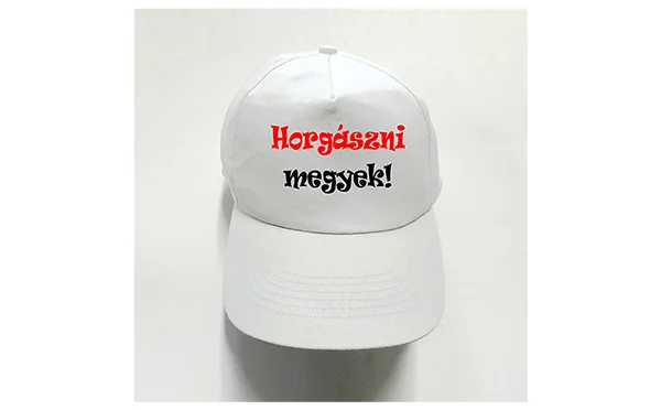 Baseball sapka Horgászni megyek Olcsóbb