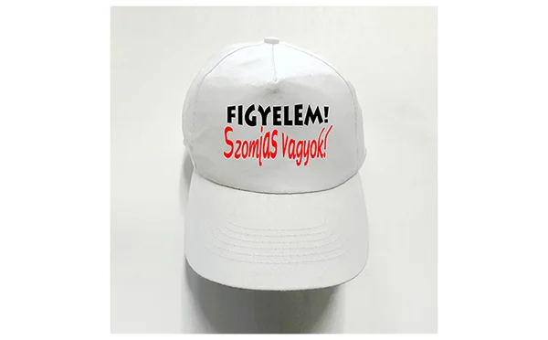 Baseball sapka Figyelem szomjas vagyok Szezonális akció