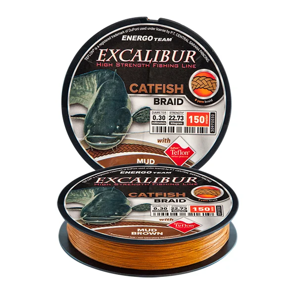 Azonnal elérhető EXCALIBUR CATFISH 8YARN BRAID 150M 0,60MM NAGYHALAS ZSINÓR