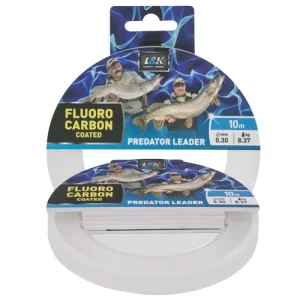 Expressz szállítás ZSINÓR L&K FLUOROCARBON ELŐKE ZSINÓR COATED PREDATOR LEADER 10M 0,40