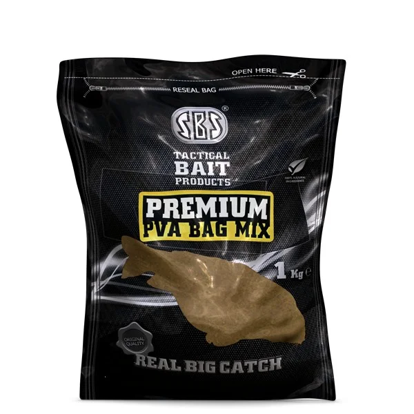 SBS PREMIUM PVA BAG MIX M1 (fűszeres) 1 KG etetőanyag Prémium