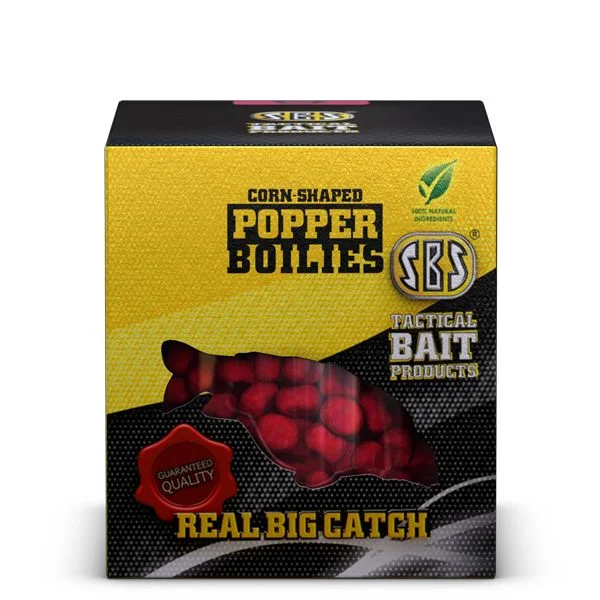 SBS Corn Shaped Popper Boilies WHITE PEPPER (fehérbors) 40gr 8-10mm PopUp Végkiárusítás