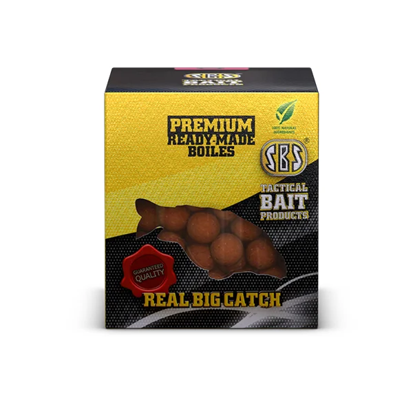 SBS Premium Ready-Made Boilies C2 (tintahal-áfonya) 150 gr 20 mm horog bojli Kedvezmény