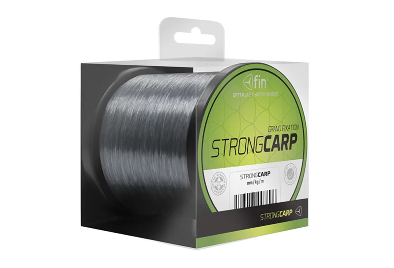 FIN STRONG CARP monofil zsinór 600m/szürke-0,25mm Gyors kiszállítás