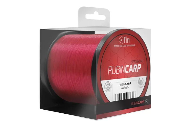 Bestseller FIN RUBIN CARP monofil zsinór 600m / piros-0,28mm 14,8lbs