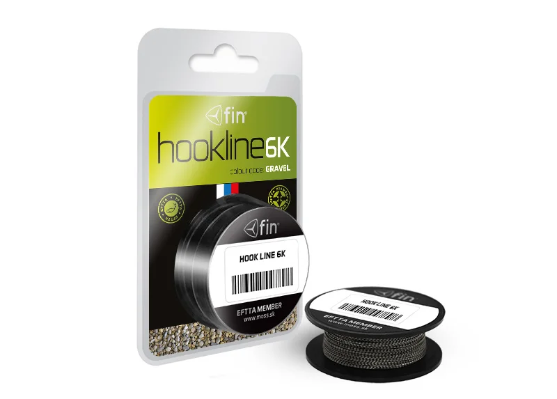 Delphin HOOKLINE 6K 20m / gravel-20m/15lbs fonott előkezsinór Népszerű