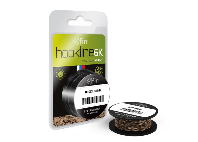Delphin HOOKLINE 6K 20m / muddy-25lbs fonott előkezsinór Kedvezmény