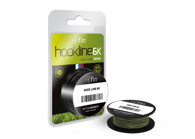 Korlátozott ajánlat Delphin HOOKLINE 6K 20m / grass-15lbs fonott előkezsinór