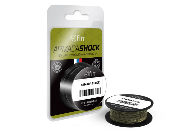 Biztonságos fizetés Delphin ARMADA SHOCK 40m-0,30mm 68lbs fonott előkezsinór