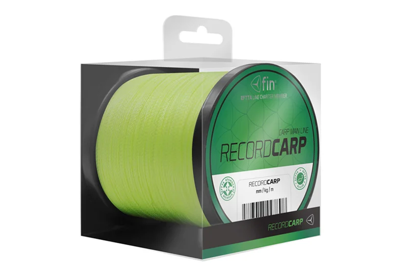 FIN RECORD CARP 300m/fluo yellow-0,16mm 13,6lbs fonott zsinór Expressz szállítás