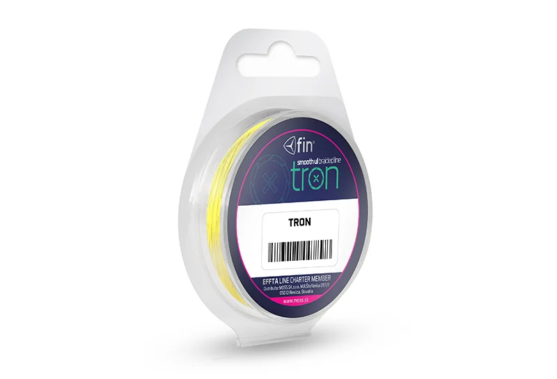 Delphin TRON fluo sárga / 20m-0,05mm 5lbs fonott előkezsinór Exkluzív ajánlat