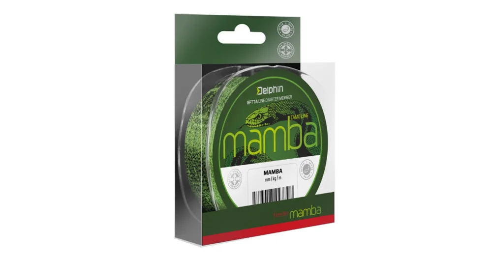 DELPHIN MAMBA Feeder camou 0,23mm/4,3kg/300m Feeder zsinór Gyors szállítás