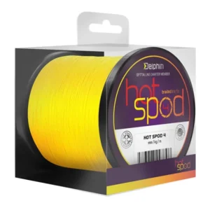 Utolsó esély DELPHIN HotSPOD 4 sárga 0,14mm/9,1kg/300m fonott zsinór