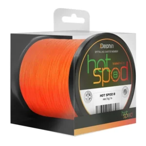 Nézd meg most DELPHIN HotSPOD 8 narancsszínű 0,14mm/9,6kg/300m fonott zsinór
