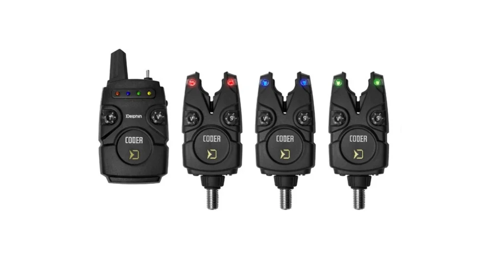 Utolsó esély DELPHIN CODER Elektromos Kapásjelző szett 3+1