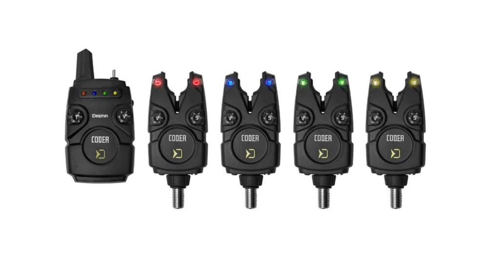 Kiárusítás DELPHIN CODER Elektromos Kapásjelző szett 4+1