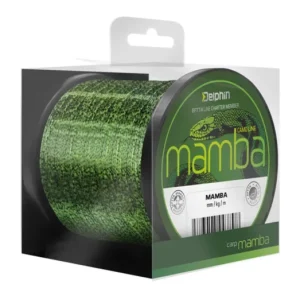 Olcsóbb DELPHIN MAMBA Carp camou 0,32mm/7,4kg/1200m Pontyozó zsinór