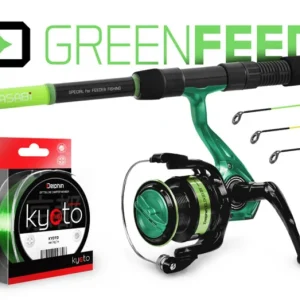 Kihagyhatatlan ajánlat DELPHIN GreenFEED feeder szett 330cm/100g+3T+0,26mm