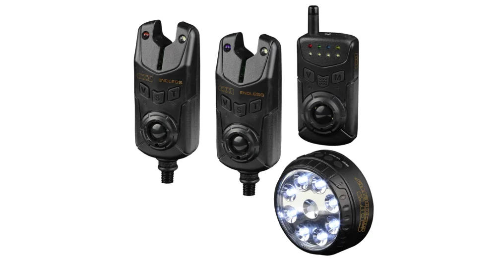 CARP ACADEMY Endless Elektromos kapásjelző 2+1 +sátorlámpa Gyors kiszállítás