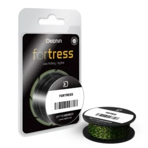 DELPHIN Hookline FORTRESS sárga-zöld 25LBS 20m Előkezsinór Azonnali szállítás