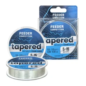 CARP ZOOM FC Tapered vékonyodó előkezsinór 0,20-0,32 mm 5x15m áttetsző Gyors szállítás