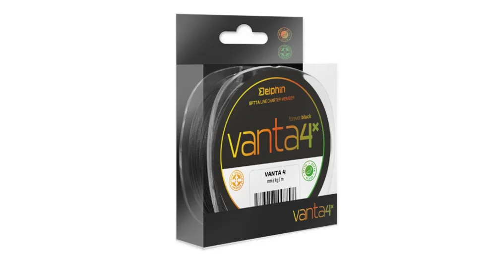 DELPHIN VANTA 4 0,18mm/9kg/117m Fonott zsinór Korlátozott ajánlat