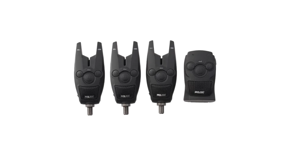 PROLOGIC BAT+ BITE ALARM SET 3+1 Red/Green/Blue Elektromos kapásjelző szett Kedvezmény