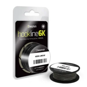 DELPHIN HOOKLINE 6K gravel 15lbs 20m előkezsinór Gyors szállítás