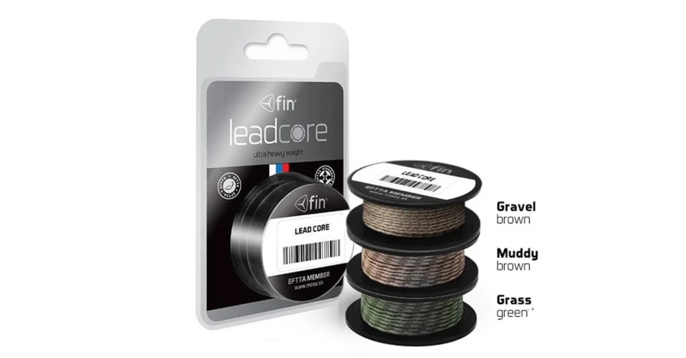 Szuper akció DELPHIN LEADCORE zöld grass 5m/45lbs előkezsinór