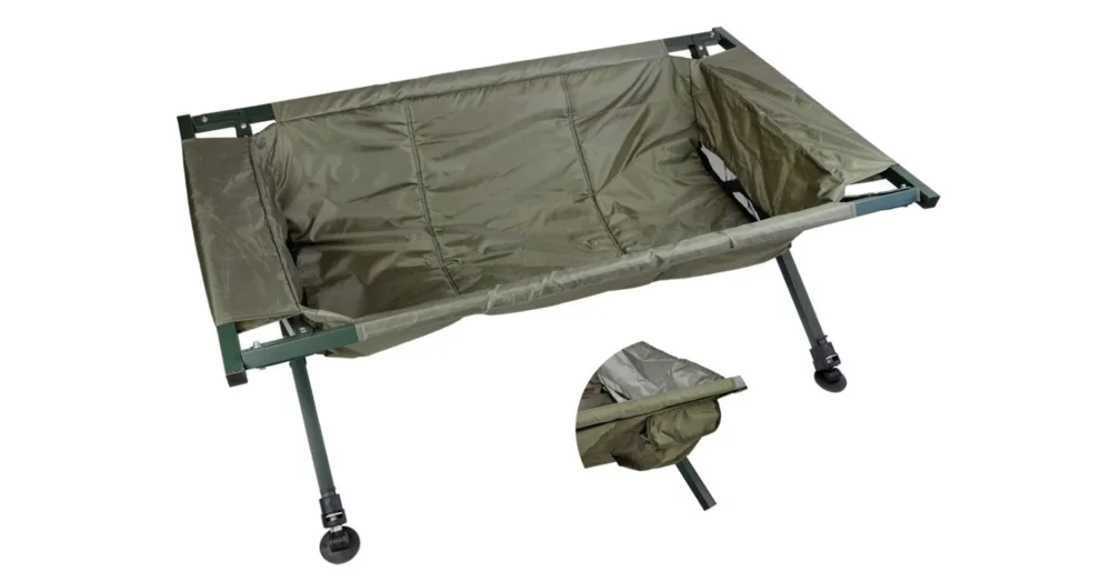Árcsökkenés CARP ZOOM Állványos pontybölcső állítható lábakkal 120x69x43 cm