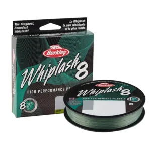 BERKLEY WHIPLASH 8X Moss Green 150m/0,25mm fonott zsínór Gyors kiszállítás