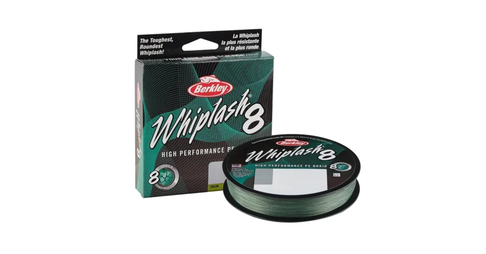 Népszerű BERKLEY WHIPLASH 8X Moss Green 150m/0,28mm fonott zsínór