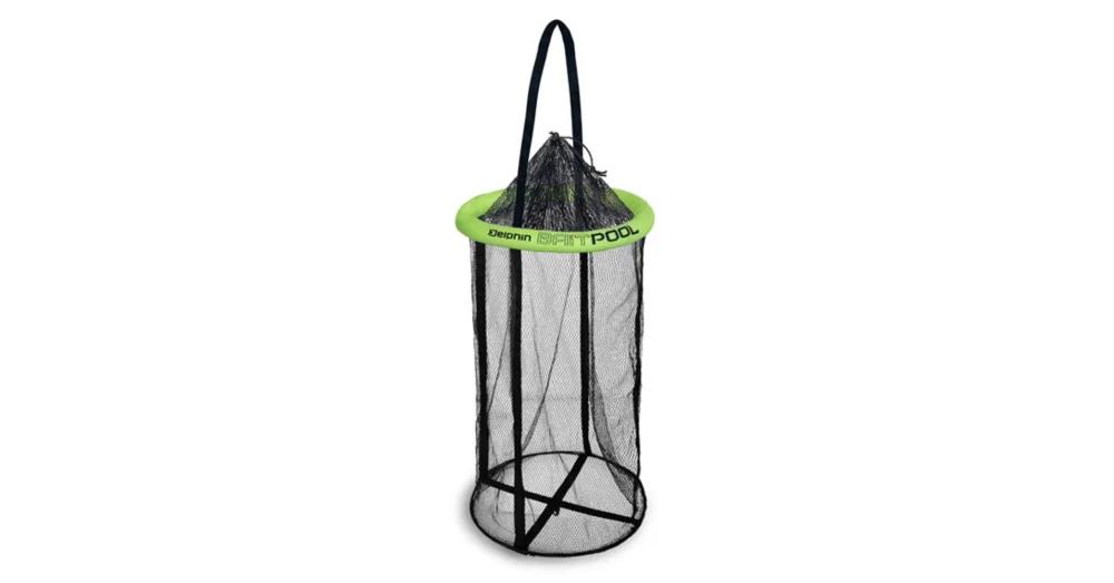 Utolsó esély DELPHIN BaitPOOL Lebegő csalihaltartó háló 55/90cm