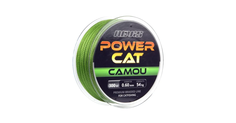 NEVIS Powercat Camou 300m/0.45mm fonott zsínór Vedd meg most