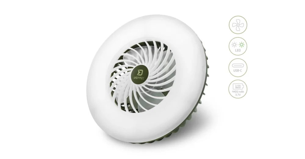 DELPHIN Ventix Ventilátor világítással Vásárlói kedvenc