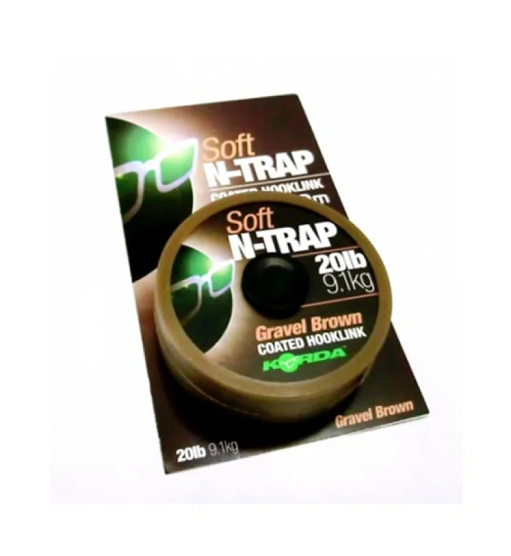 Korda - N-Trap Soft Gravel Brown 20lbs - Fonott előkezsinór Alacsony ár