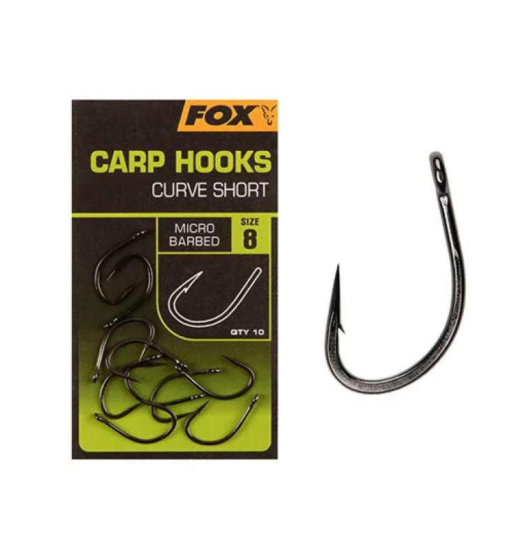 Fox - Curve Shank Short - Bojlis Horog Bestseller