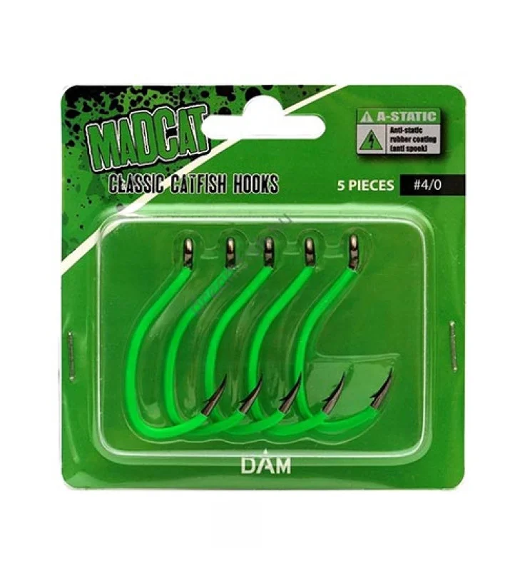 Madcat - A-Static Classic Catfish Hook - 6/0 - Horog Outlet
