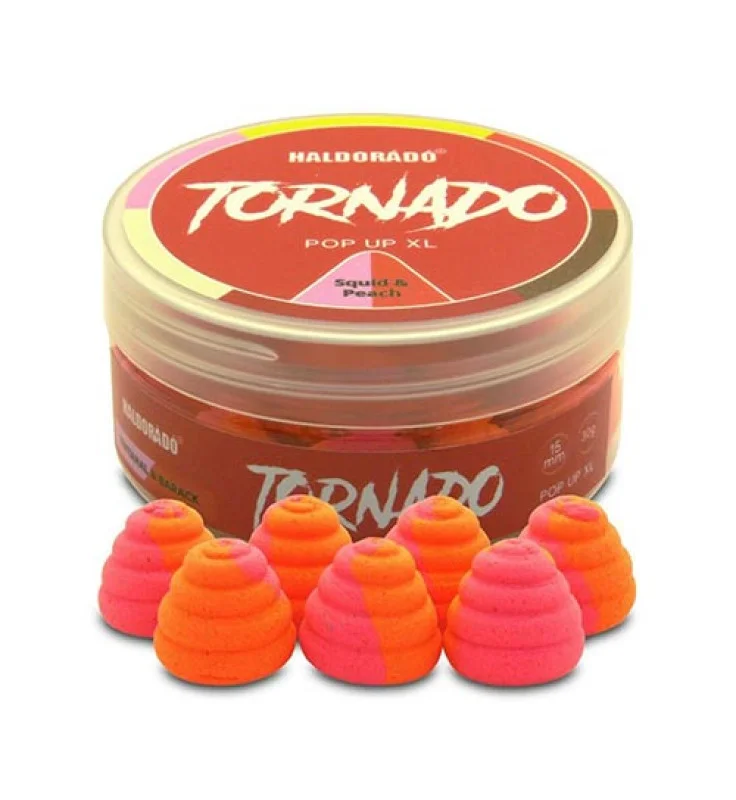 Akciós ár Haldorádó - TORNADO Pop Up XL 15 mm - Tintahal & Barack