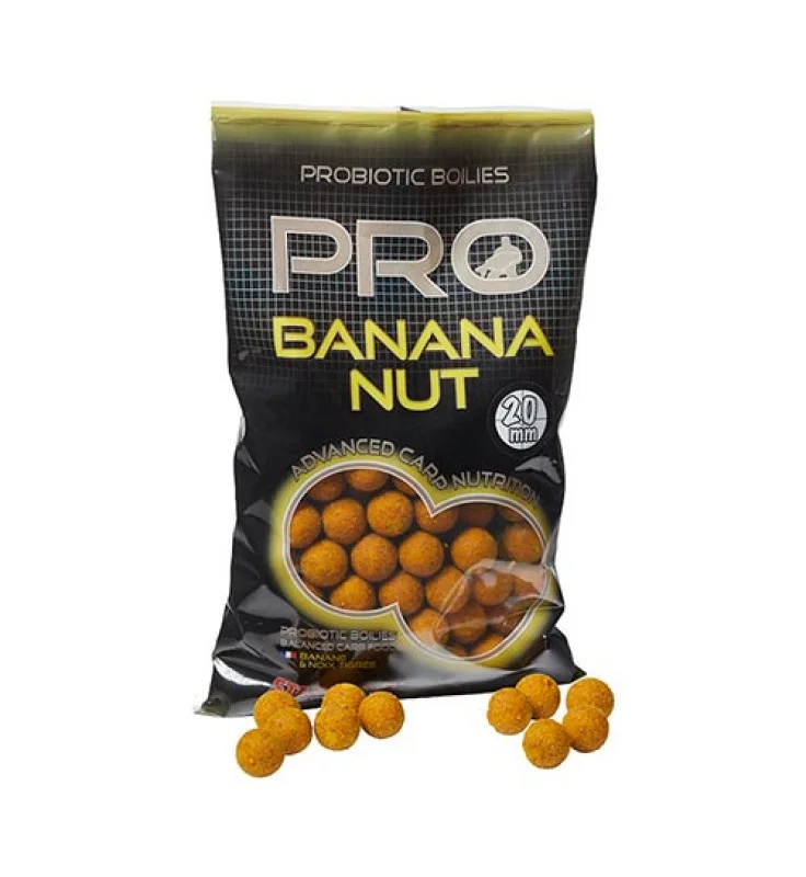 Starbaits - Pro Banana Nut - Bojli - 800g Expressz szállítás