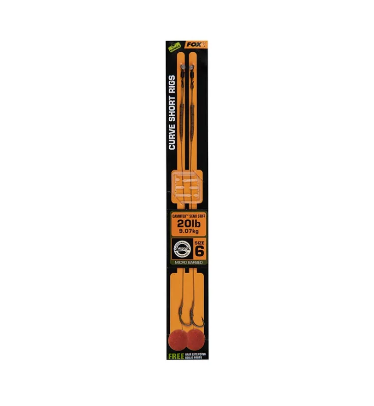Fox - Edges Curve Short 6 - 20lb Camotex Semi Stiff - Kész Szerelék Azonnali szállítás