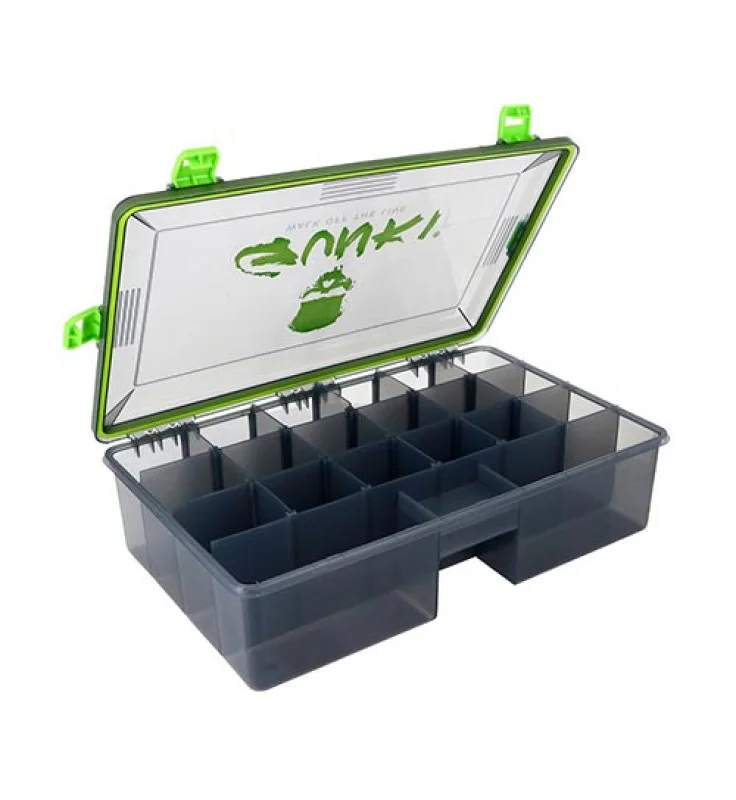 Prémium Gunki - Deep Waterproof Box Lures L - Csali és Aprócikk Tároló Doboz