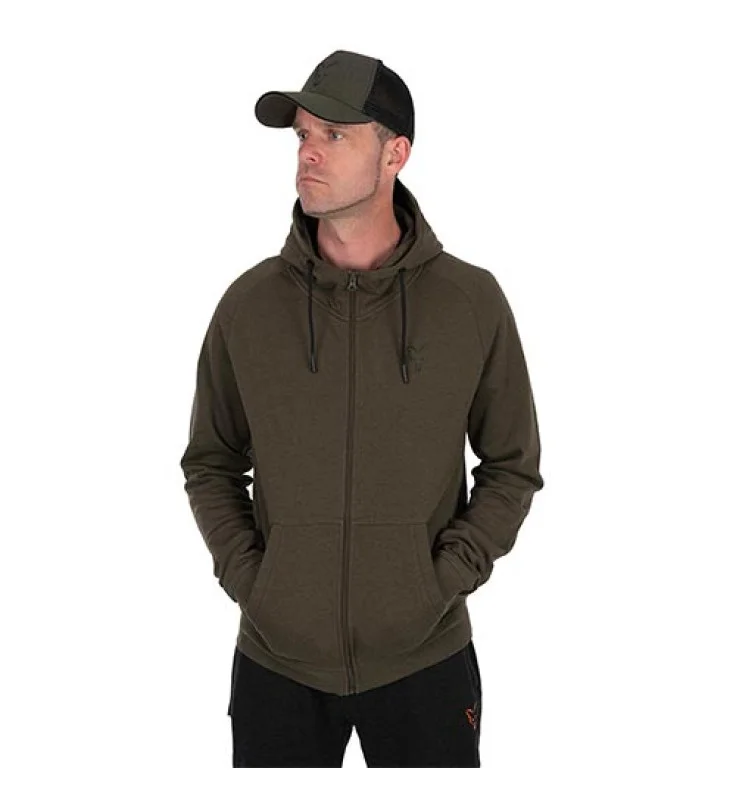 Fox Collection LW Hoody Green & Black - Kapucnis Pulóver Bestseller